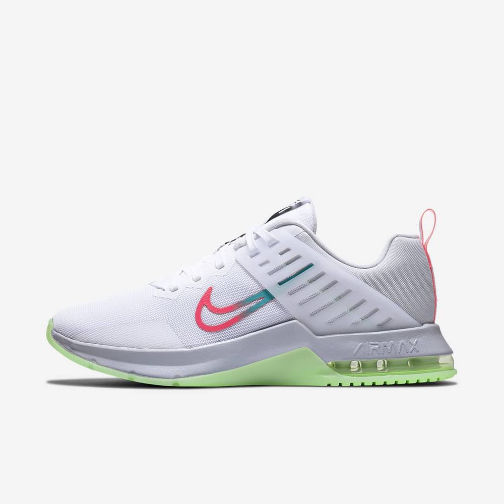 Chaussure De Fitness Nike Air Max Alpha TR 3 Blanche 4108-273 White/Football Grey/Oracle Aqua/Flash Crimson Homme | VIU-04812530